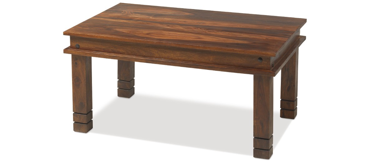 Jali Sheesham 90 cm Chunky Coffee Table