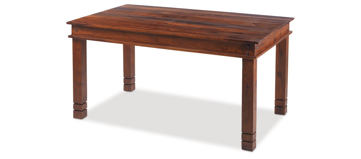 Jali Sheesham 140 cm Chunky Dining Table