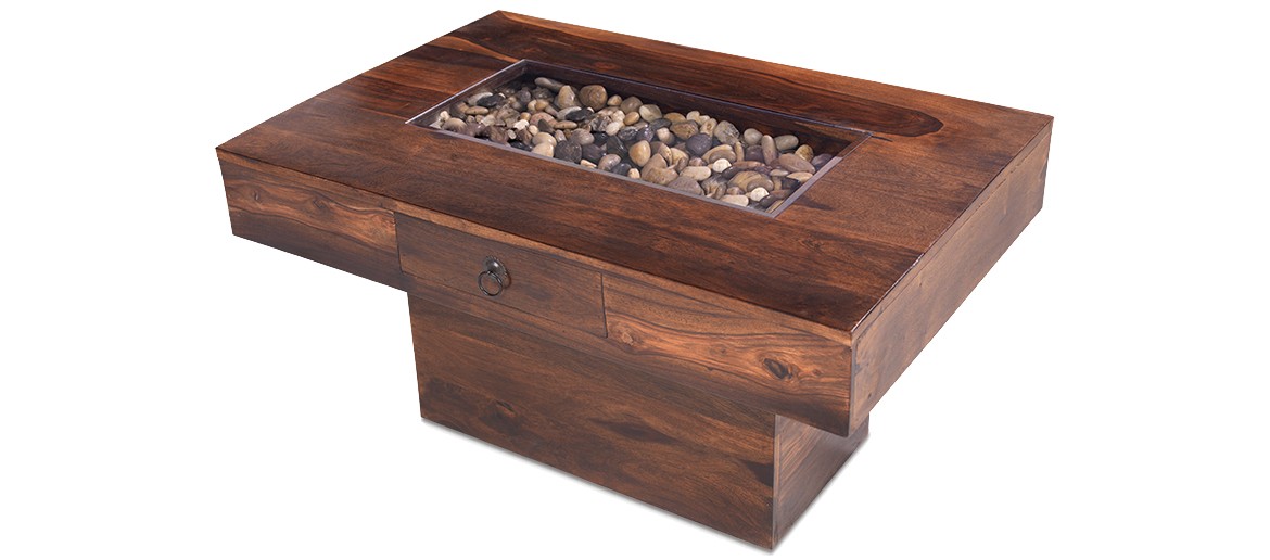 Jali Sheesham Large Pebble Coffee Table