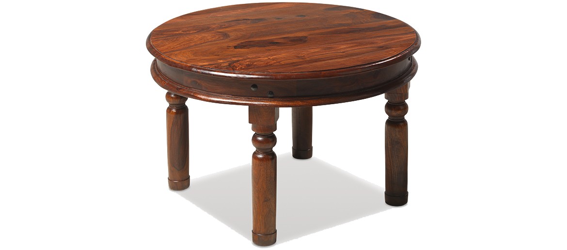 Jali Sheesham 70 cm Round Thakat Coffee Table