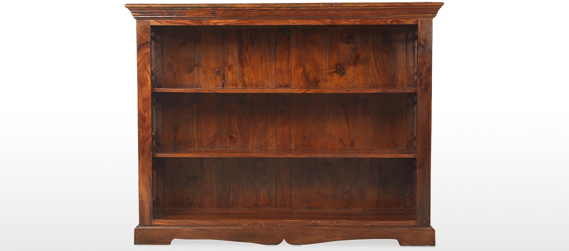 Jali Sheesham Low Bookcase