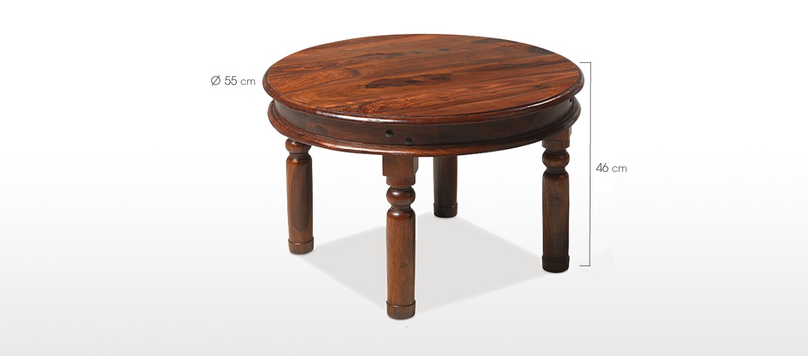 Jali Sheesham 55 cm Round Thakat Coffee Table