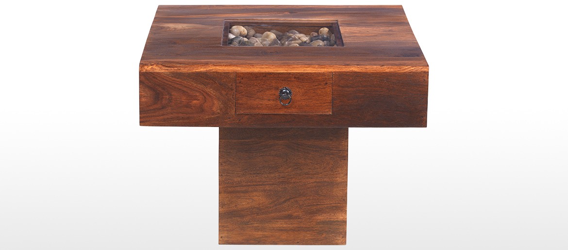 Jali Sheesham Small Pebble Coffee Table