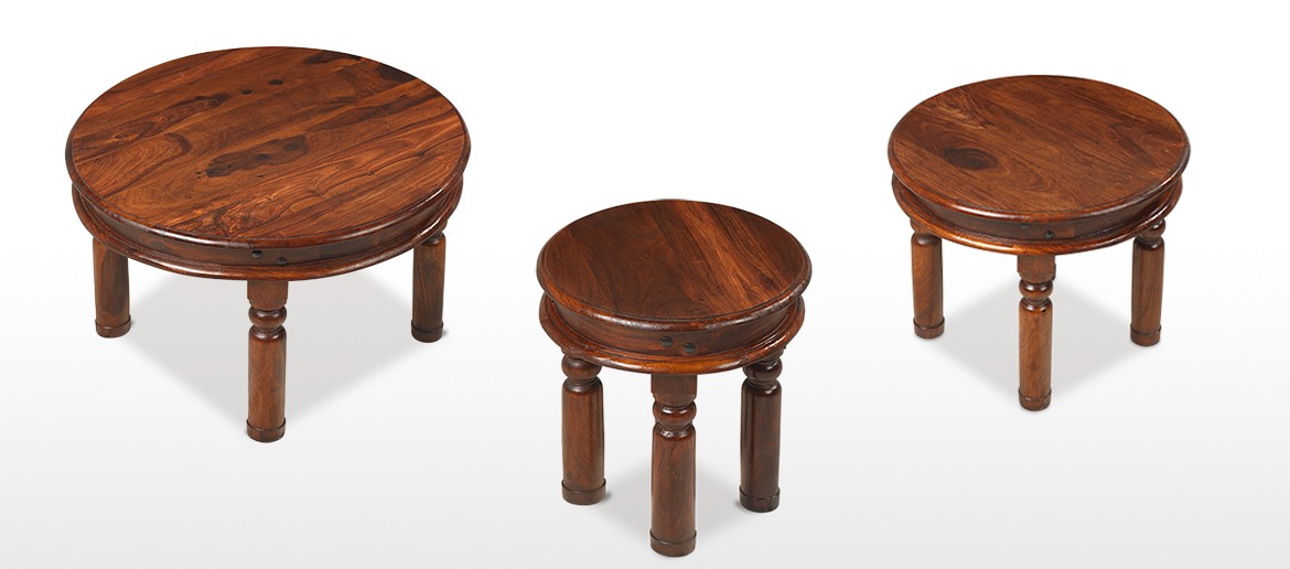 Jali nest of tables top