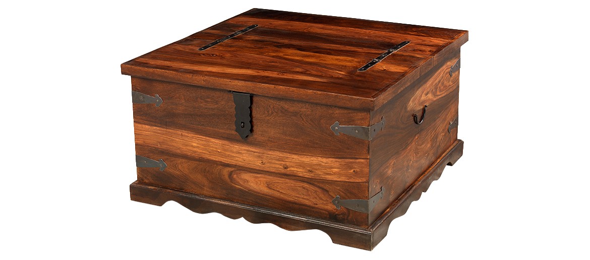 Jali Sheesham Square Coffee Trunk Box