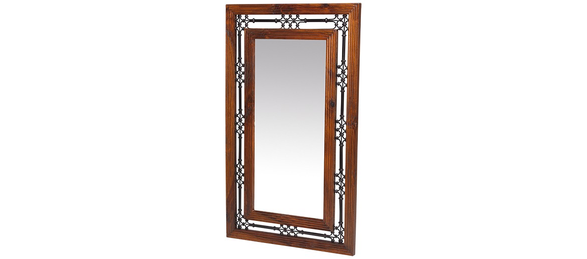 Jali Sheesham Tall Mirror