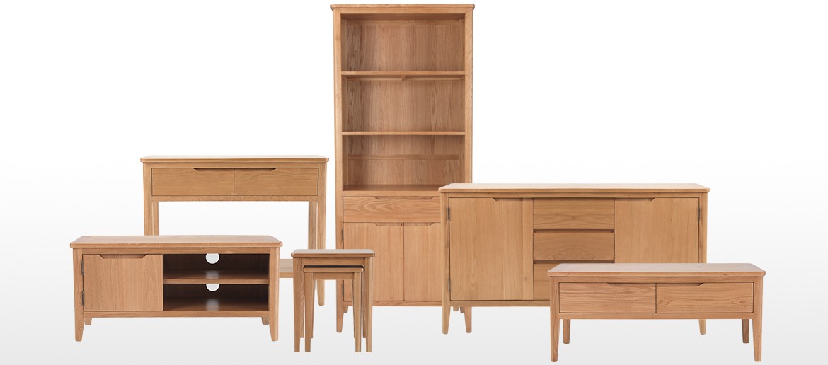 Eklund Oak Small Sideboard with Doors