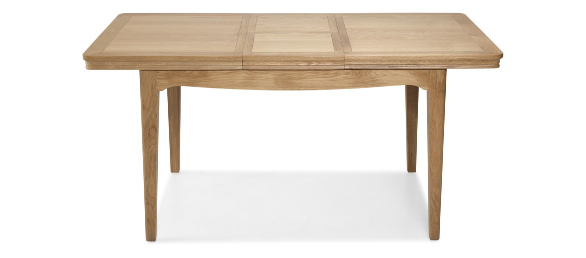 Kilmar Natural Oak Living & Dining Ext Dining Table 125/165cm