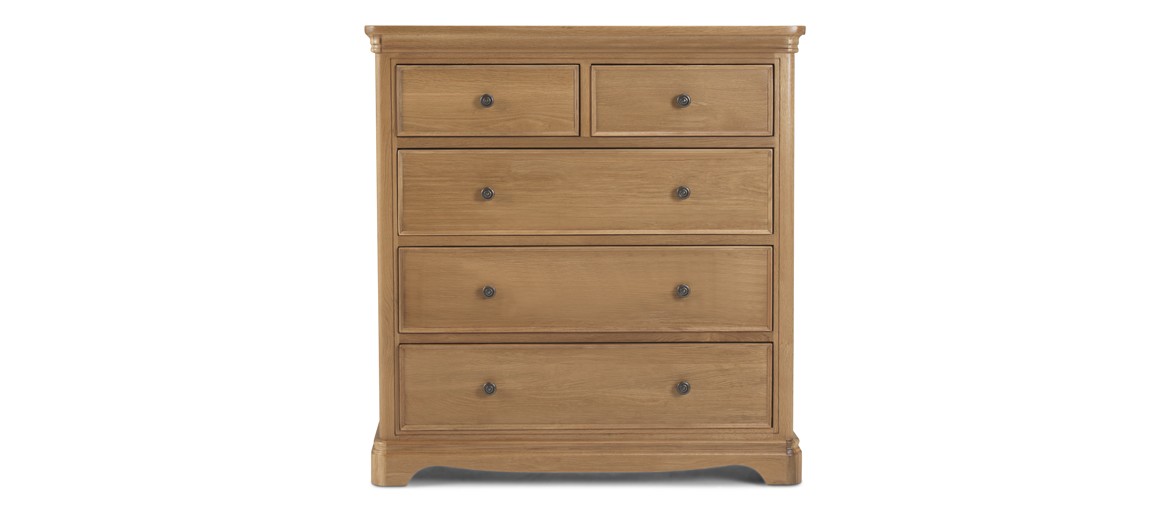 Kilmar Natural Oak Bedroom 2 Over 3 Chest