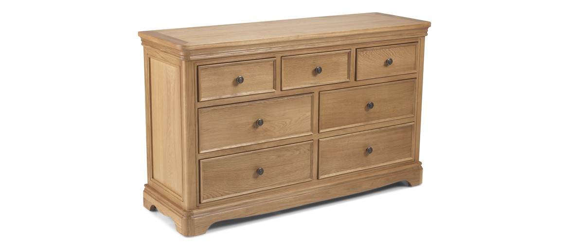 Kilmar Natural Oak Bedroom 3 Over 4 Chest