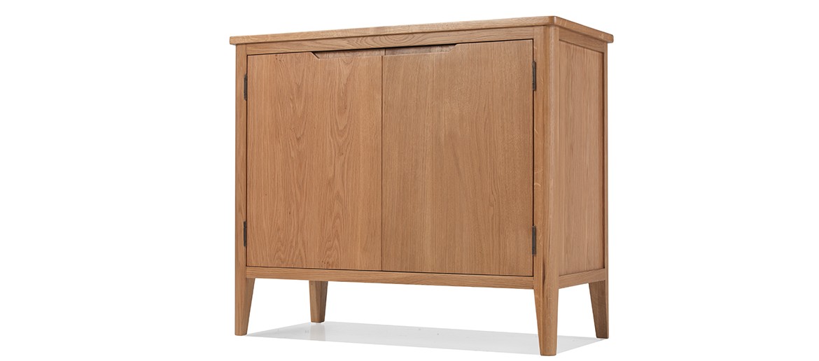 Eklund Oak Small Sideboard with Doors