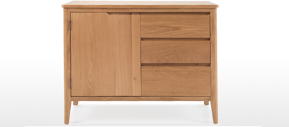 Eklund Oak Small Sideboard with Drawers