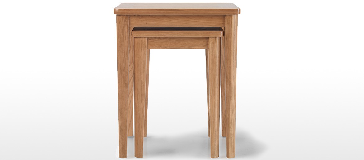 Eklund Oak Nest of 2 Tables