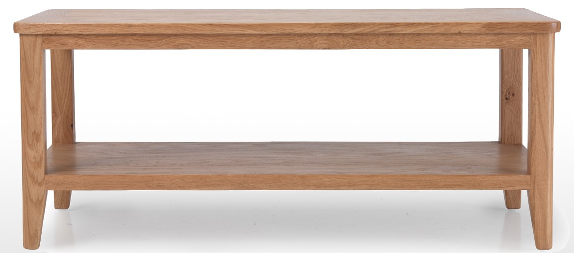 Eklund Oak Coffee Table with Shelf