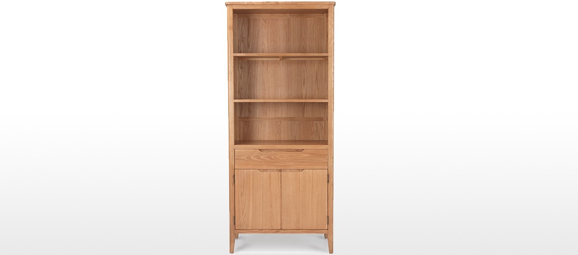 Eklund Oak Tall Bookcase