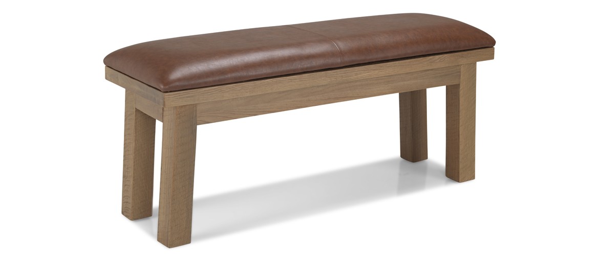 Holloway Rough Sawn Oak Dining Bench