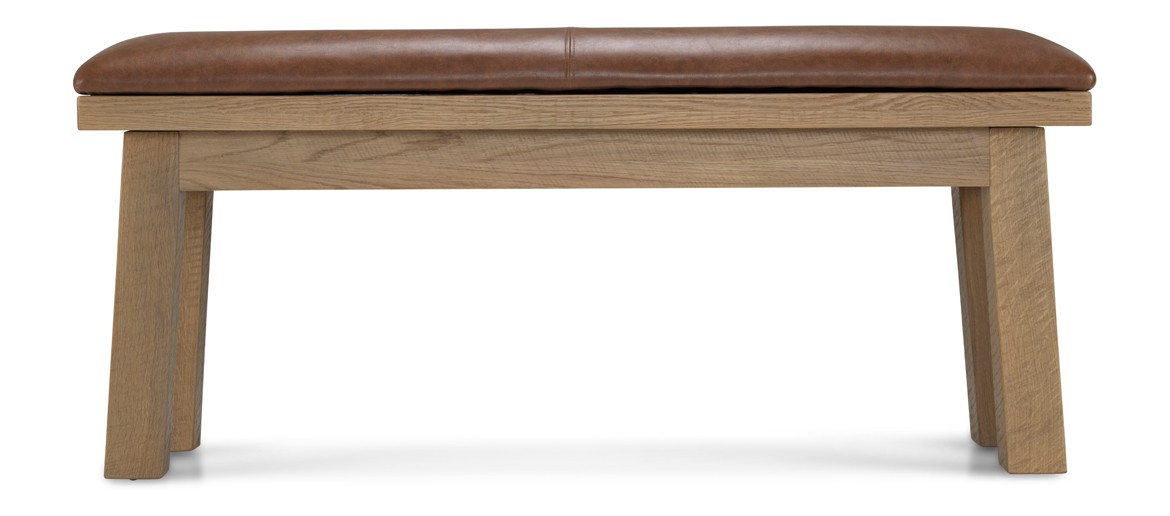 Holloway Rough Sawn Oak Dining Bench