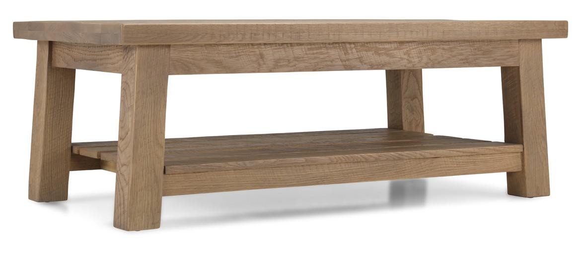Holloway Rough Sawn Oak Large Coffee Table