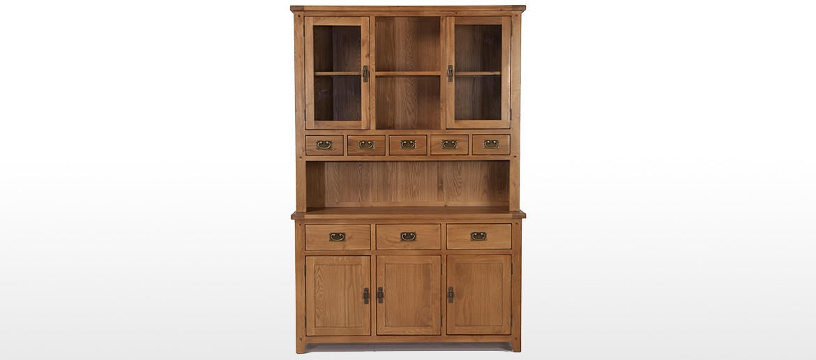 Rustic Oak Large Dresser
