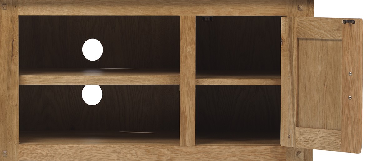 Rustic Oak TV Unit Quercus Living