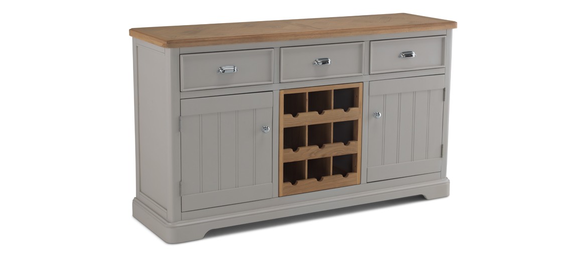 Aldington Painted Large Sideboard Wine Rack