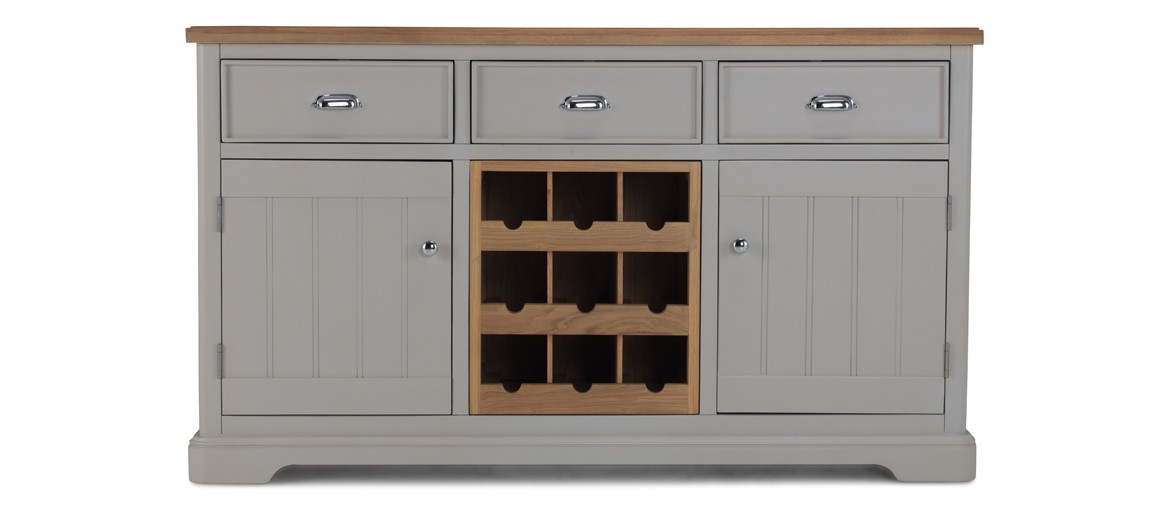 Aldington Painted Large Sideboard Wine Rack