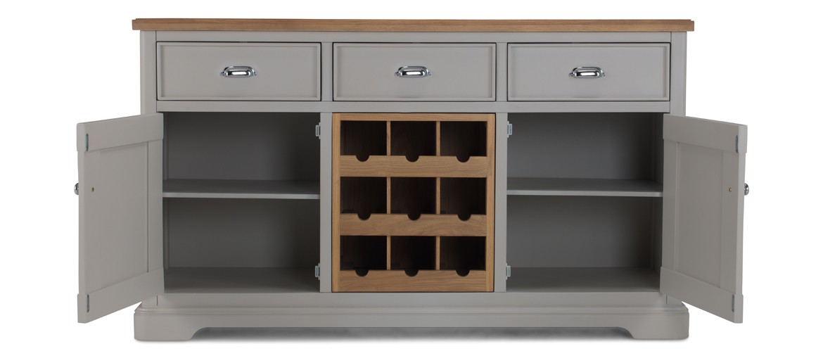 Aldington Painted Large Sideboard Wine Rack