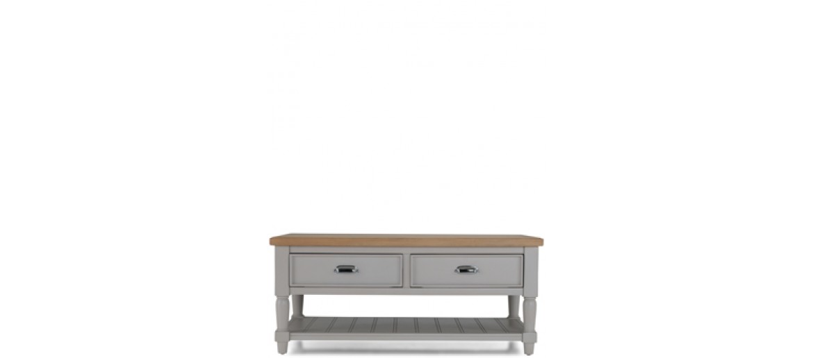 Aldington  Painted  Coffee Table With Drawers