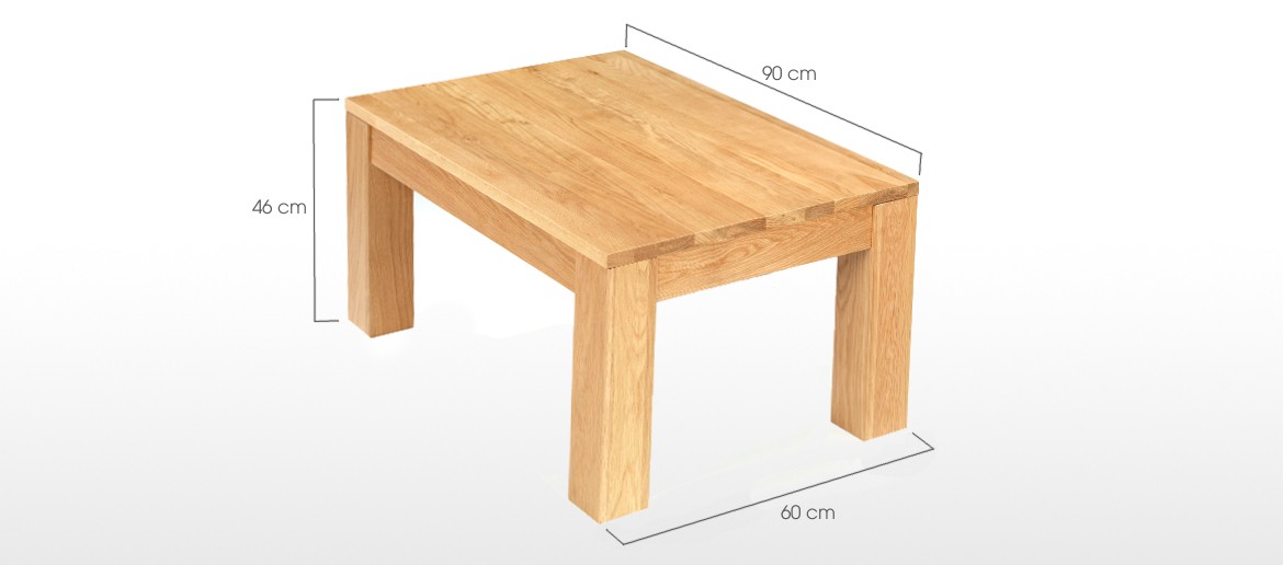 Cube Oak Coffee Table