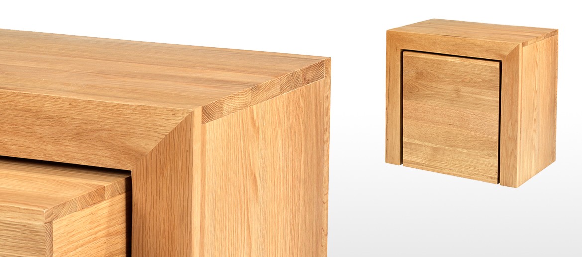 Cube Oak Cube Nest of Tables Quercus Living
