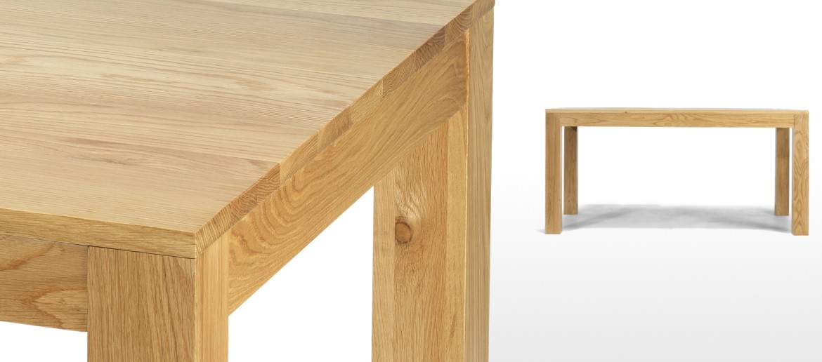 Cube Oak 160 cm Dining Table