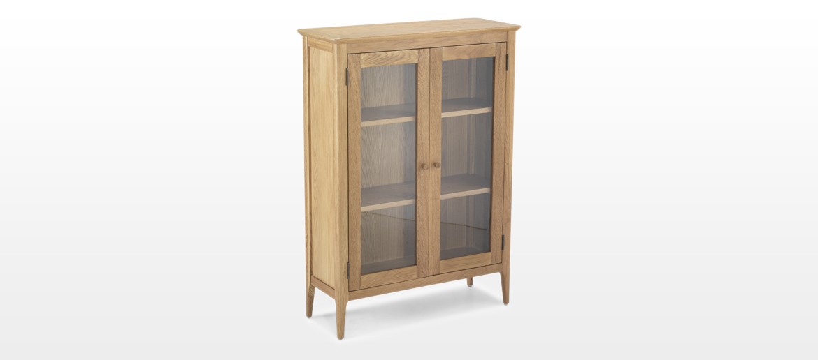 Hayman Oak Glazed Cabinet