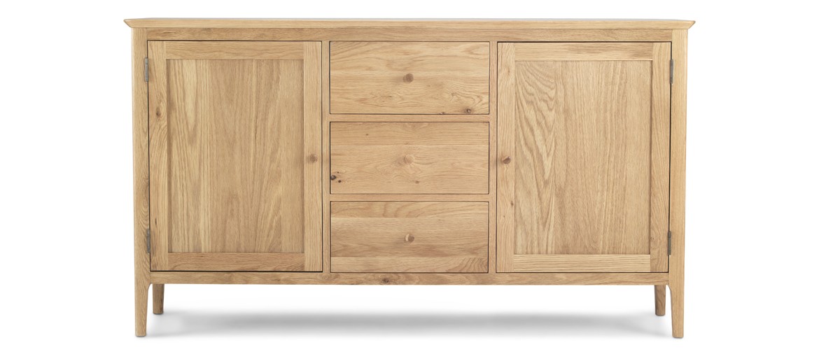 Hayman Oak Large Sideboard 2 Door/ 3 Drawers