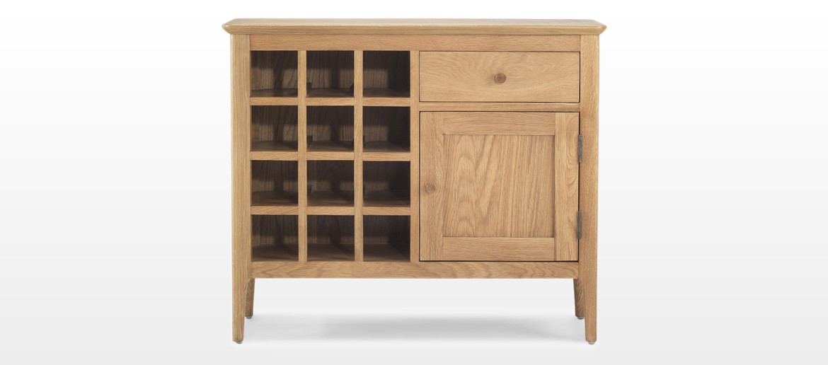 Hayman Oak Winerack Sideboard