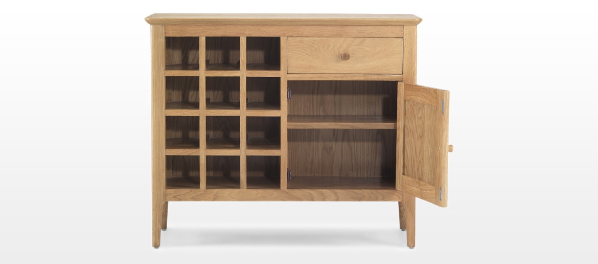 Hayman Oak Winerack Sideboard