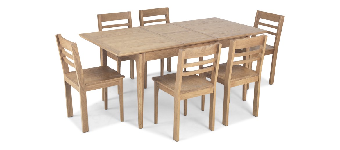 Hayman Oak 140/180cm Extended Dining Table