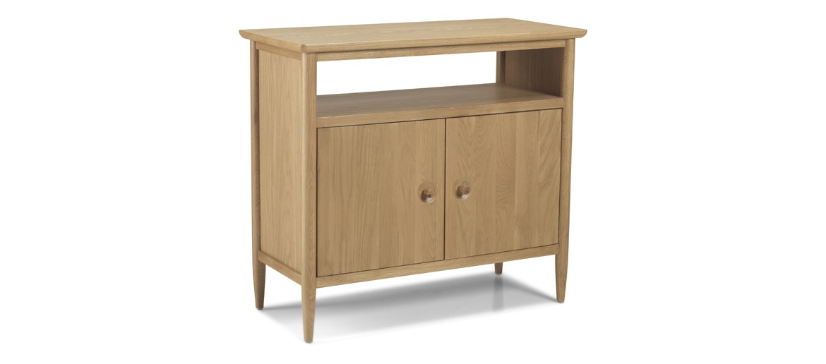 Skiena Oak Open Sideboard