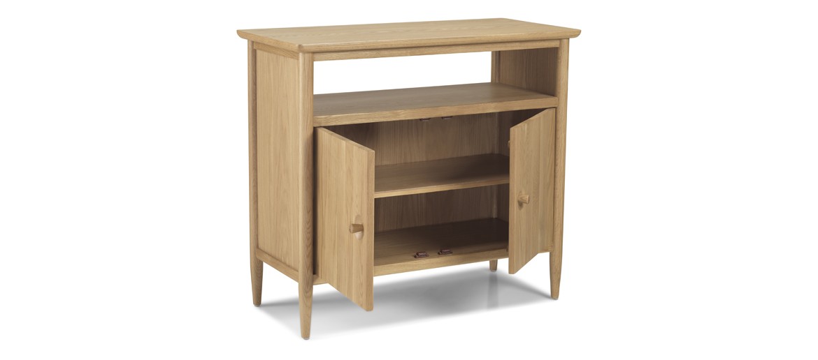 Skiena Oak Open Sideboard