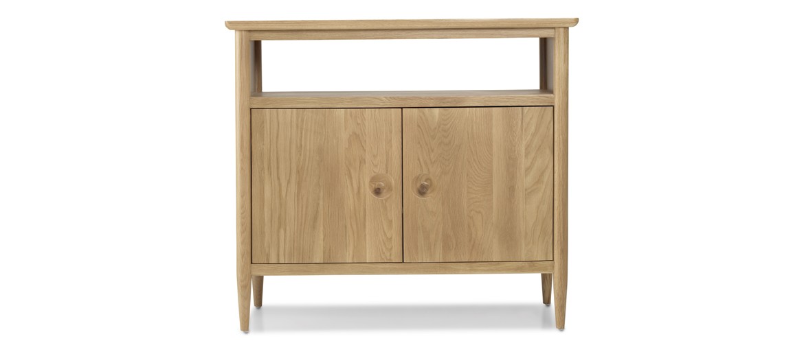 Skiena Oak Open Sideboard