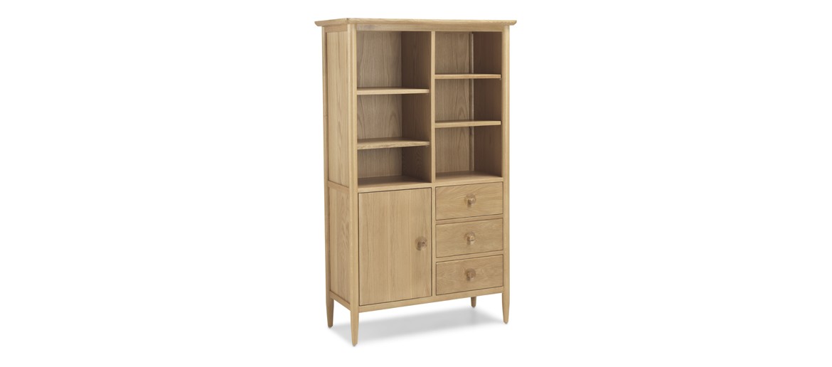 Skiena Oak Display Cabinet