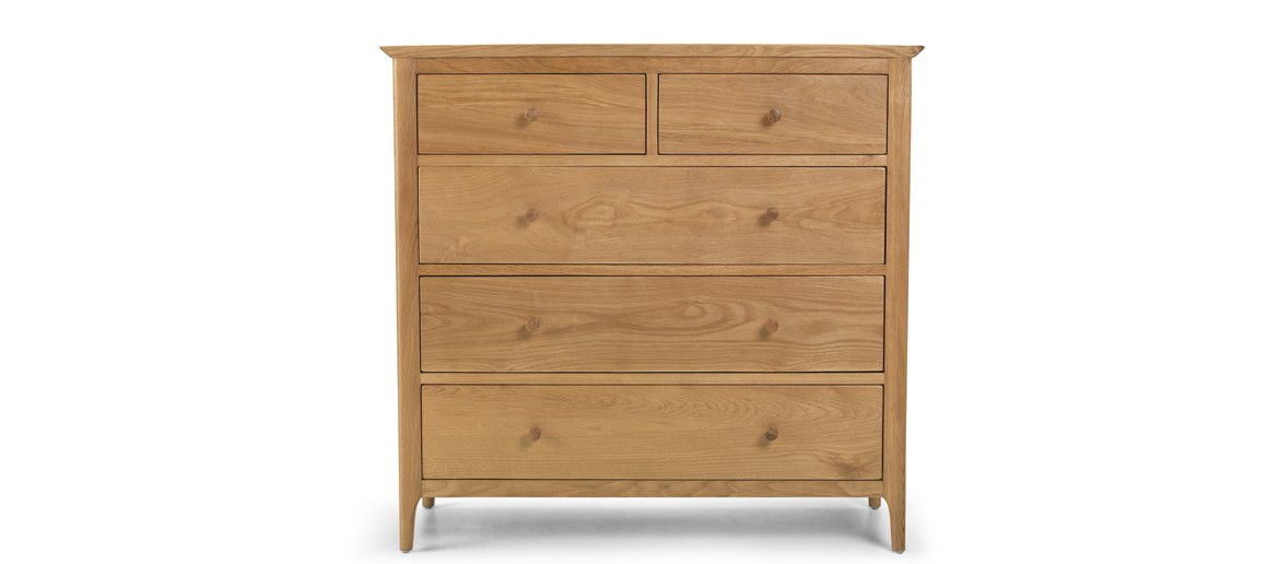 Kassay Oak 2 over 3 Chest of Drawers