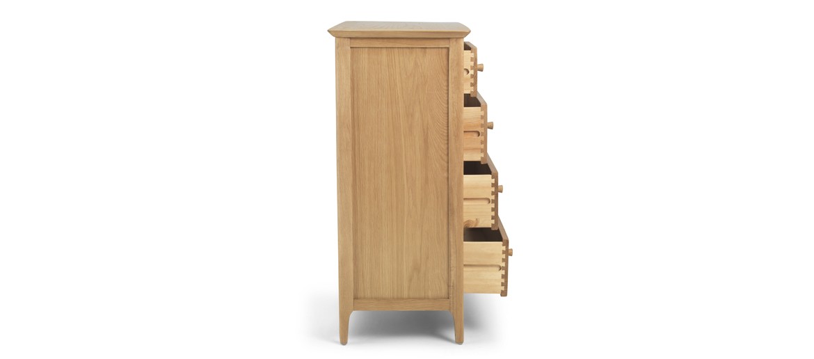 Kassay Oak 2 over 3 Chest of Drawers