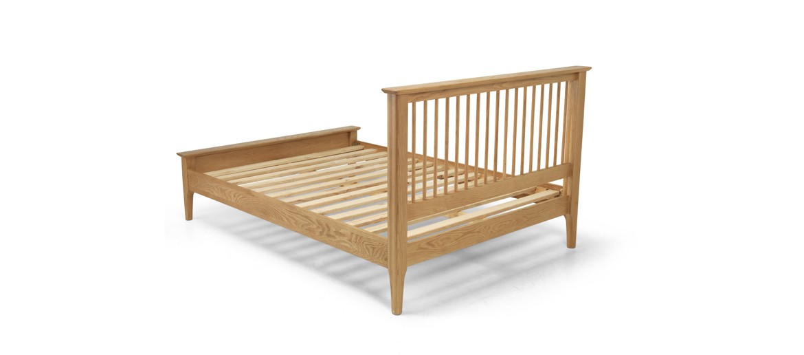 Kassay Oak 4'ft 6" Double Bed 