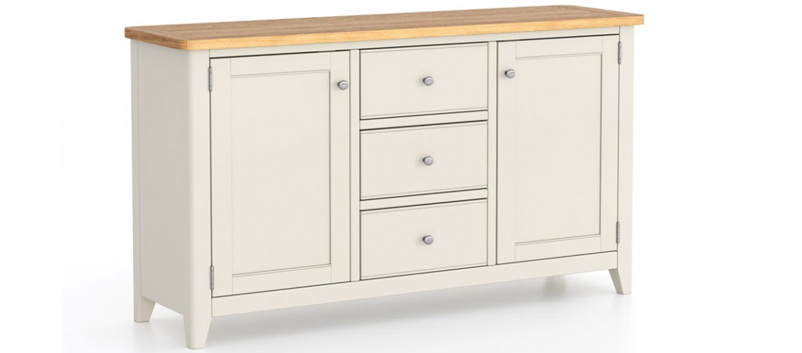 Harlyn Painted 2 Door 3 Drawer Sideboard