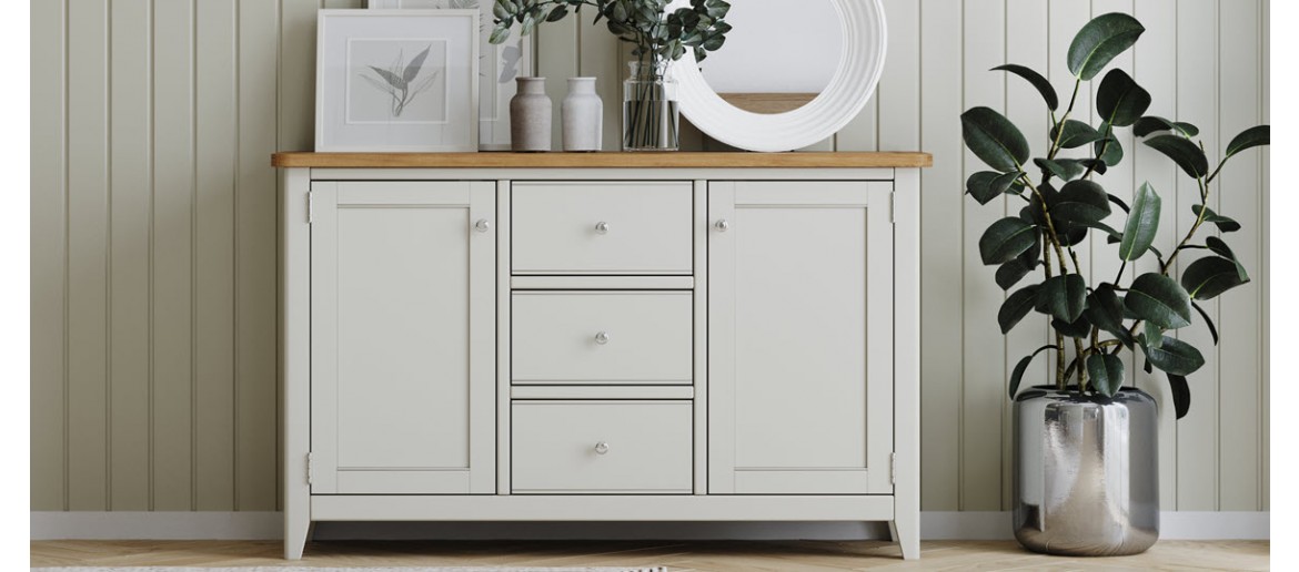 Harlyn Painted 2 Door 3 Drawer Sideboard