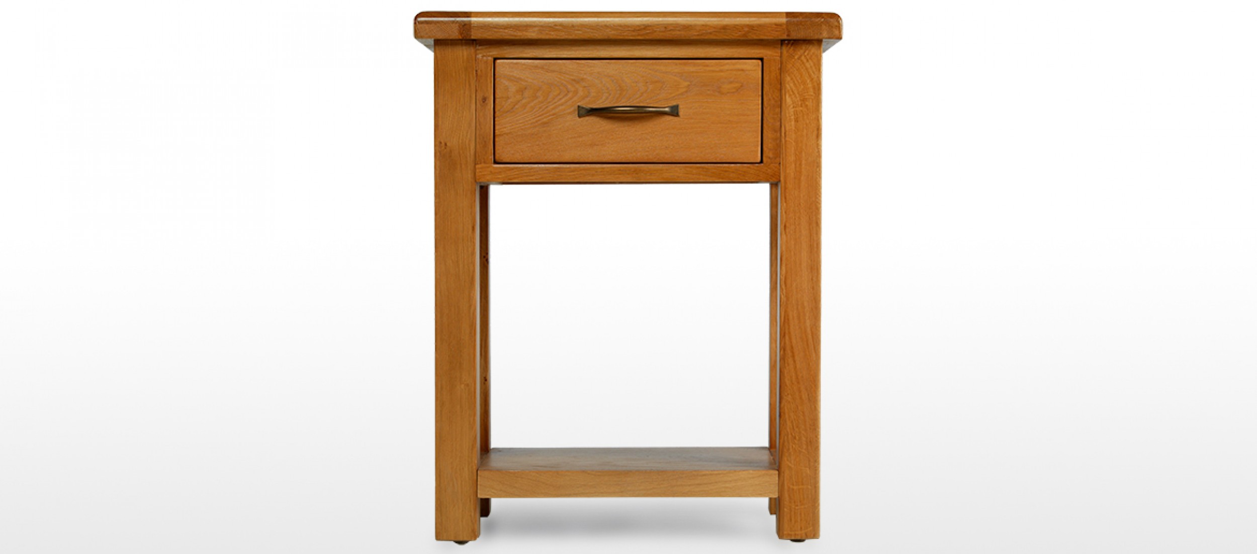 Barham Oak Small Hall Table Quercus Living
