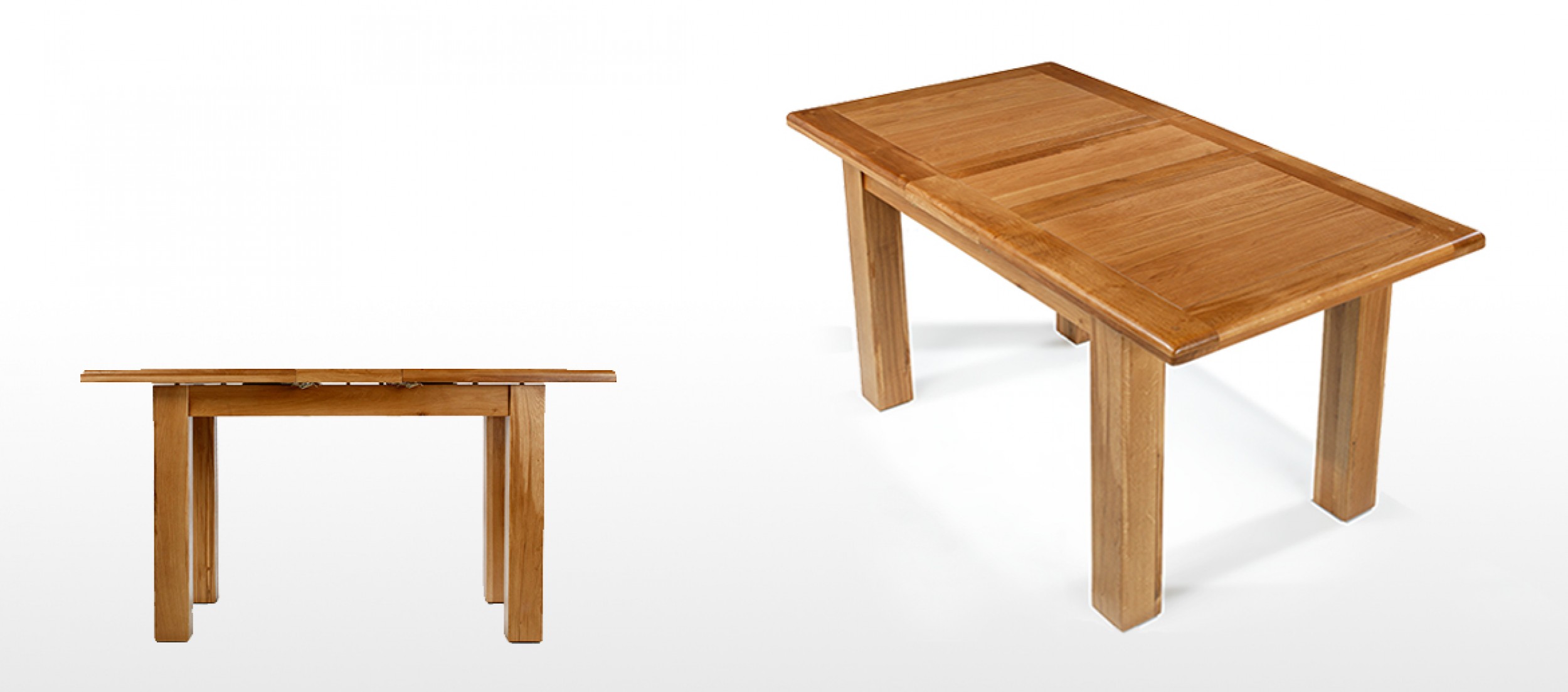 Barham Oak 120-150 cm Extending Dining Table | Quercus Living