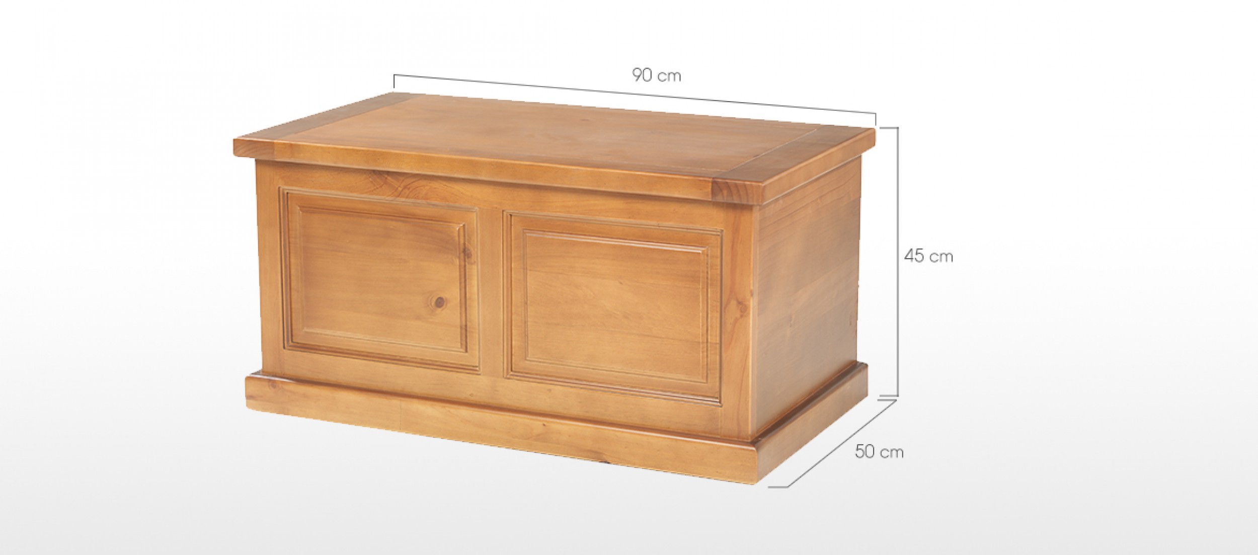 Devon Pine Blanket Box Quercus Living