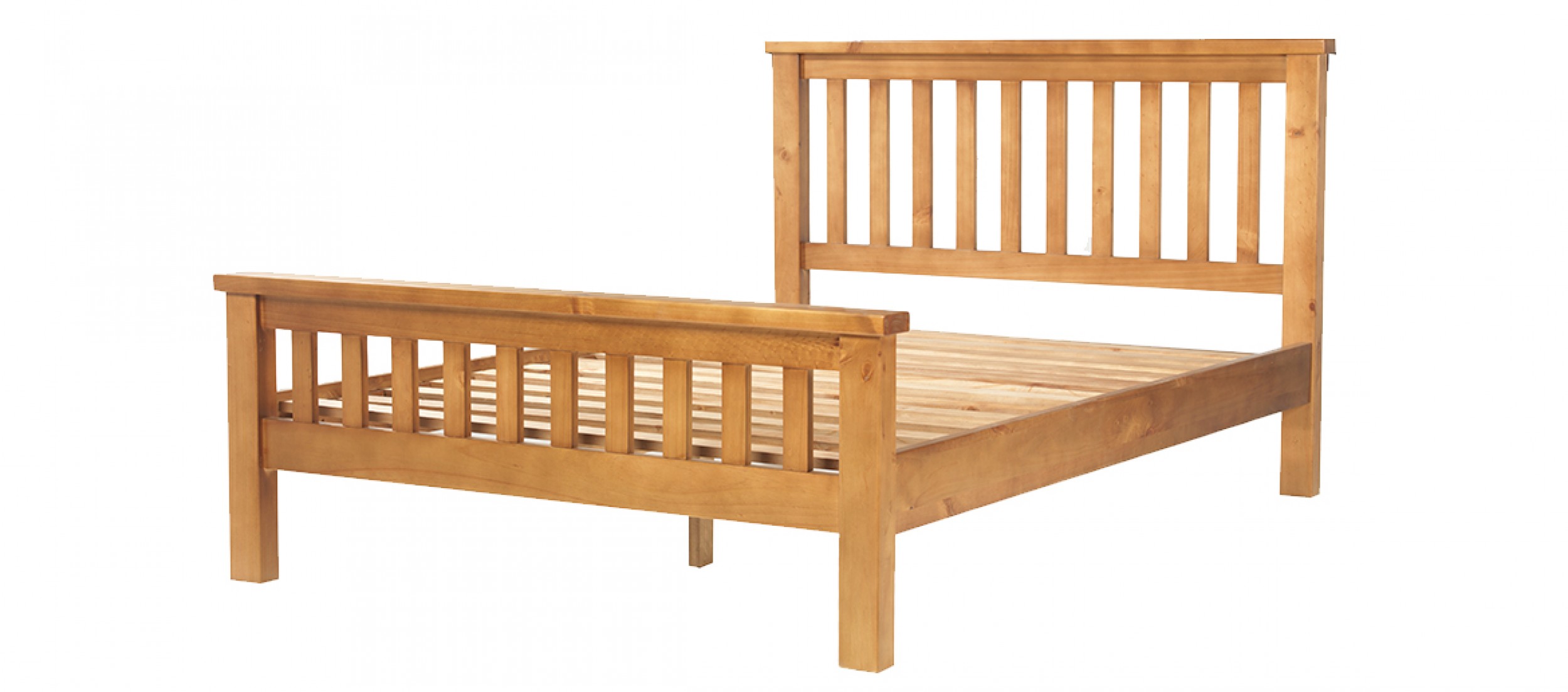 Devon Pine King Size Bed (5') Quercus Living