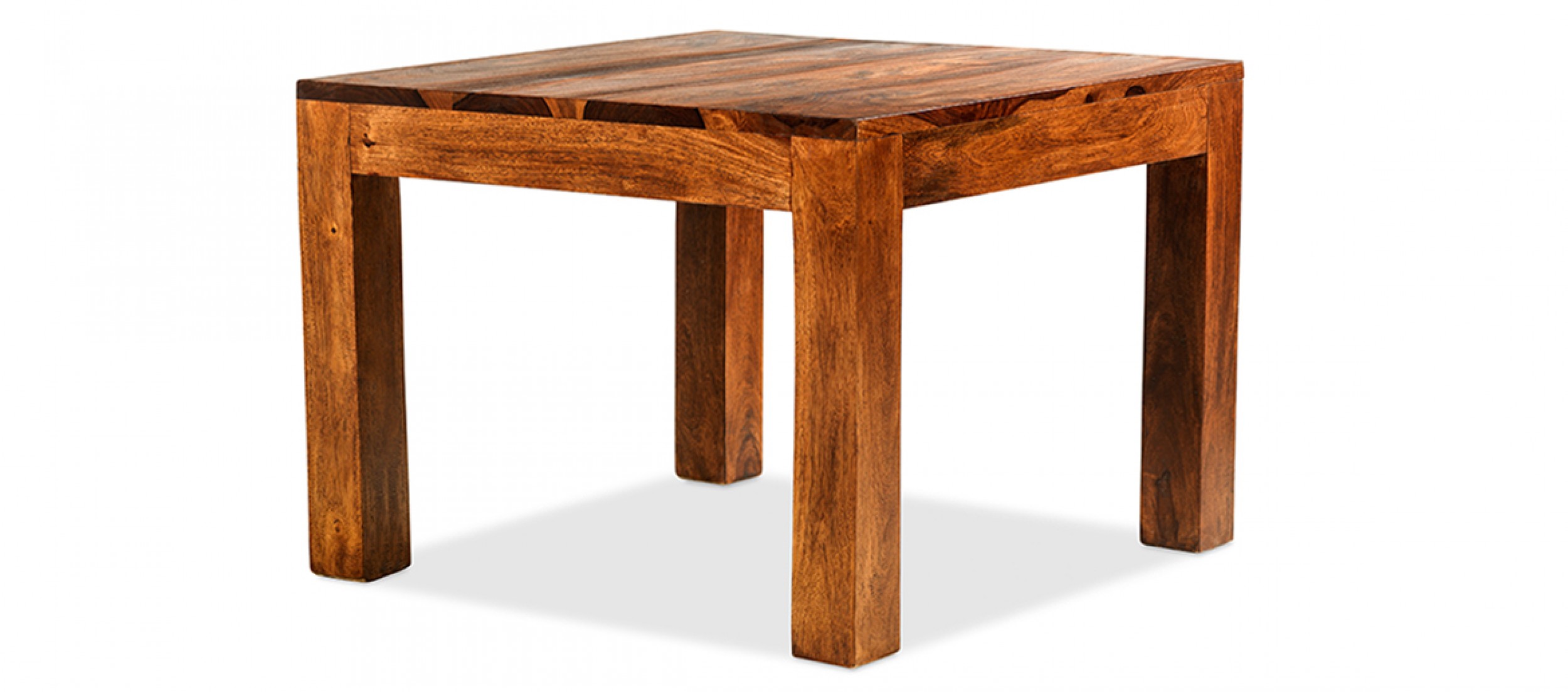 Cube Sheesham 60 cm Coffee Table | Quercus Living